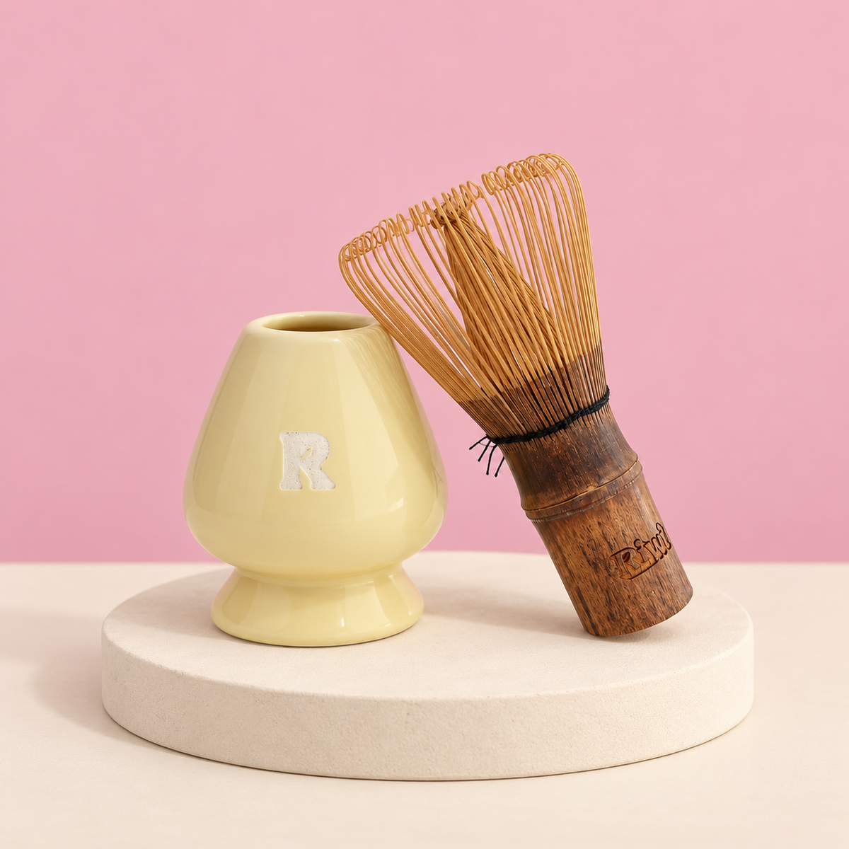 Batidor de Matcha de Bambú Oscuro – Chasen